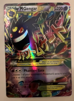 Pokemon Mega M Gengar EX 35/119 Holo XY Phantom Forces - Filler/Copy/Replica - Image 1