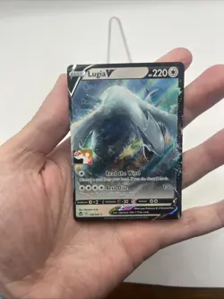 138/195 Lugia V Prize Pack Series Stamped Play Pokemon TCG Silver Tempest - Image 3