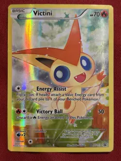 Victini XY117 Pokemon Black Star Promo XY 2016 Generations Full Art DMG - Image 1