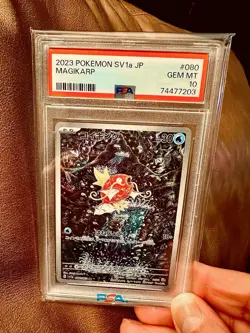PSA 10 Magikarp 080/073 Pokemon Triplet Beat Japanese 2023 GEM MINT - Image 1