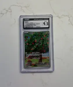 APPLIN POKEMON (2024) TWILIGHT MASQUERADE - 185/167 ILLUSTRATION RARE CGC 9.5 - Image 1