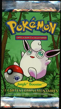 Booster vide Pokemon Grodoudou Edition 1 Jungle Francais - Image 1