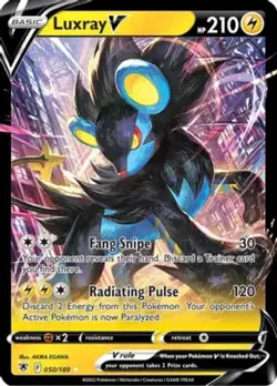 1x Luxray V - 050/189 - Ultra Rare NM-Mint Pokemon SWSH10 - Astral Radiance - Image 1