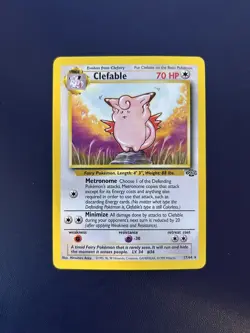 Clefable 17/64 - Pokemon TCG Jungle Unlimited, Non-Holo Rare - LP - Image 1