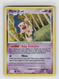 MP Mime Jr. DP22 Promo DP Black Star Promos Pokemon 2007 - Image 1