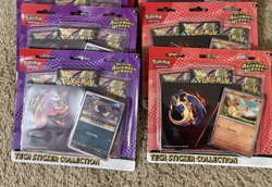 Pokemon Mega Evolution S2.5 Ascended Hero Tech Sticker (2 of each, LOT OF 4) - Image 1