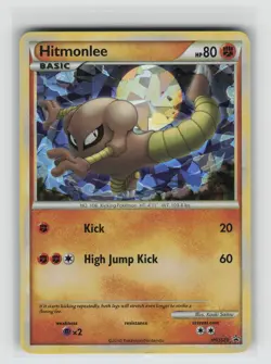 MP Hitmonlee HGSS25 Promo Cracked Ice HGSS Black Star Promos Pokemon 2010 - Image 1