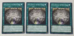 Yugioh TCG Supreme Darkness Sinful Spoils of the White Forest x3 - Image 1