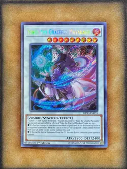 Yugioh Yoko, the Graceful Mayakashi HISU-EN035 Secret Rare 1st Ed NM - Image 1