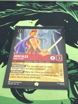 Hercules - Mighty Leader 118/204 Whispers in the Well Regular Disney Lorcana TCG - Image 1