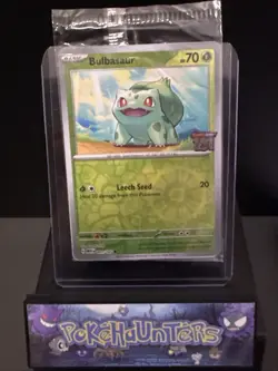 Pokemon Card Bulbasaur 001/165 Best Buy Stamped Promo Pokemon 151 SEALED NM - Image 1