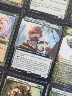 Custom Mono Green LOOT EXUBERANT EXPLORER & GARRUK Commander Deck Magic 100 card - Image 1