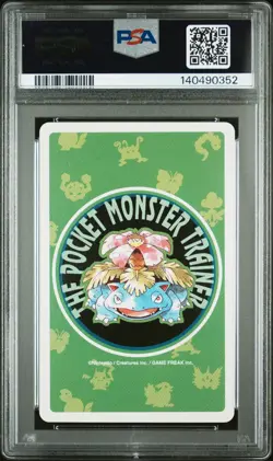 PSA 9 2026 CERT WARTORTLE 1996 POKEMON GREEN PLAYING CARDS 4 OF HEARTS #008 - Image 2