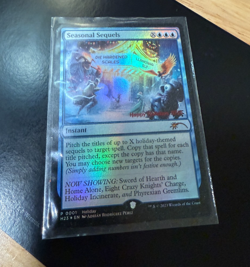 2023 MTG Holiday promo card Seasonal Sequels Wizards of the Coast . - Image 1