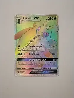 Lurantis GX - 150/149 - Pokemon Sun & Moon Base Set Secret Rare Card NM - Image 1