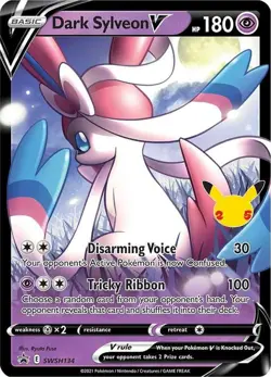 Pokemon Card - Dark Sylveon V HOLO SWSH134 Promo - MINT/NM - Image 1