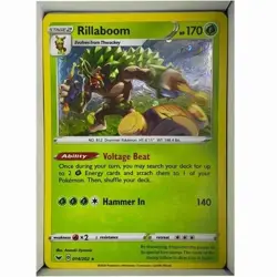 Rillaboom 14/202 Cosmos HOLO Rare - Sword & Shield Pokemon TCG Card 🔥🔥🔥 - Image 1