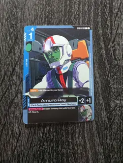 4x PLAYSET Amuro Ray ST01-010 Near Mint Gundam Card Game - Image 1