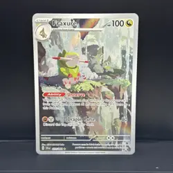 Fraxure 077/064 IR Illustration Rare Shrouded Fable Pokemon English Card (LP) - Image 1