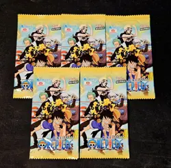5x Toei One Piece Trading Card Packs China - Sealed - 5 cards PP - US Seller - Image 1