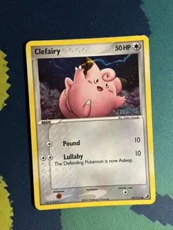 Clefairy Pokemon Card Reverse Holo 53/115 Ex Unseen Forces Stamped Vintage MP - Image 2