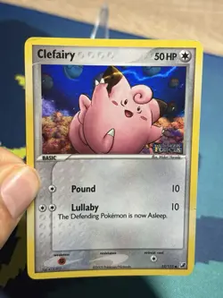Clefairy Pokemon Card Reverse Holo 53/115 Ex Unseen Forces Stamped Vintage MP - Image 3