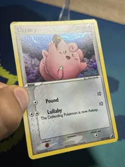 Clefairy Pokemon Card Reverse Holo 53/115 Ex Unseen Forces Stamped Vintage MP - Image 4
