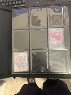 Pokemon TCG cards and top load binder - Image 2
