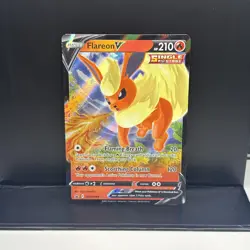 Flareon V SWSH149 SWSH: Sword & Shield Promo Cards Holo Pack Fresh Mint! LP - Image 1
