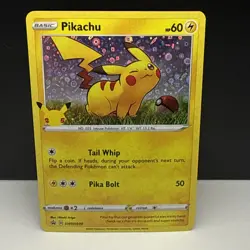 Pokemon SWSH: Sword & Shield Promo Cards #SWSH039 Promo Pikachu Holo NM - Image 1