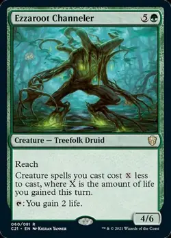 ~ Ezzaroot Channeler ~ NM ~ Commander 2021 Strixhaven ~ MTG ~ - Image 1