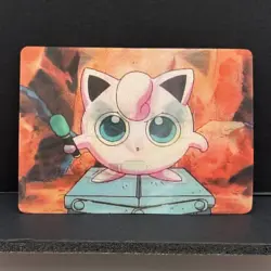 1998 Pokemon Jigglypuff Pioneer Viz Video PIKA-0022D 3D Lenticular Promo Card NM - Image 1