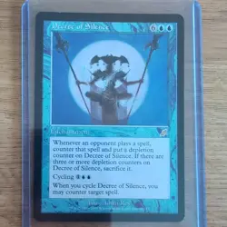 MTG MAGIC SCG SCOURGE DECREE OF SILENCE MP - Image 1