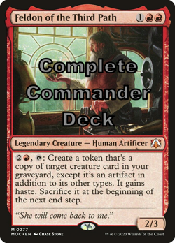"Feldon of the Third Path" Beginner Magic the Gathering custom commander deck - Image 1