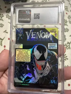 CGC 10 Eddie Brock (0233) (Borderless) Marvel's Spider-Man Foil - Image 2