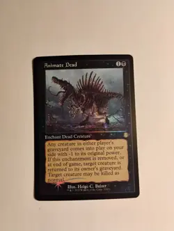 Magic: The Gathering Enchantment Animate Dead Foil Judge Promo - Image 1