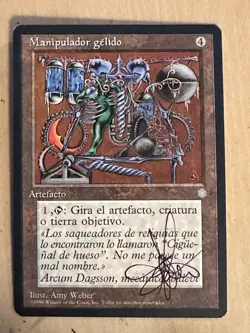 MTG ARTIST PROOF Spanish Icy Manipulator AP Sketch Art Amy WEBER Magic - Image 2