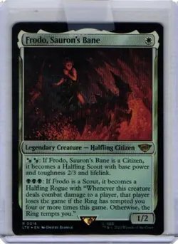 Frodo, Sauron's Bane Foil - LTR 0018 - NM - MTG Magic - Image 1