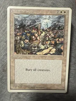 MTG Wrath of God 4th Edition Regular Rare - Image 1