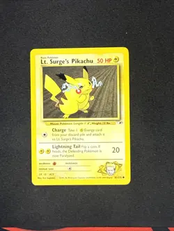 Pokemon - Gym Heroes Lt. Surge's Pikachu 81/132 lp - Image 1