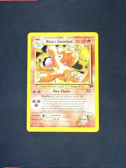 Blaine's Charmeleon 31/132 Gym Challenge Regular Uncommon Pokemon NM - Image 1