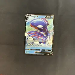 Kyogre V - 037/159 Sword & Shield Crown Zenith Ultra Rare - NM - POKEMON TCG - Image 1