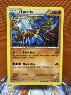 Pokemon TCG • 2016 • Lucario XY140 • Holo Rare Black Star Promo • NM 1122 - Image 1