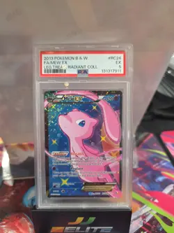 Pokemon Mew EX TCG Full Art RC24/RC25 Holo Card 2013 Radiant Collection Psa 5 - Image 1