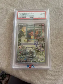 2023 Pokemon SVP Charmander Obsidian Flames ETB PSA 4 VG-EX - Image 1