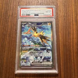 2023 Pokemon Mew En-151 Special Illustration Rare #202 Zapdos EX 202/165 PSA 8 - Image 1