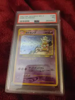 2000 Pokemon JAPANESE Neo Genesis Slowking Holo No. 199 PSA 7 NM - Image 1
