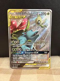 Pokemon TCG Celebi & Venusaur GX SM167 Tag Team - Image 1