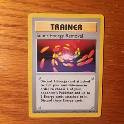 Super Energy Removal - 79/102 - Pokemon Base Set Rare MP SHADOWLESS - Image 1