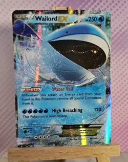Pokemon TCG: Wailord EX 38/160 - XY Primal Clash - LP Condition - Image 1